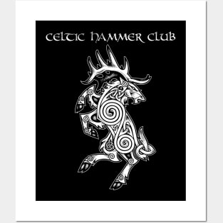 Celtic Elk Rampant Posters and Art